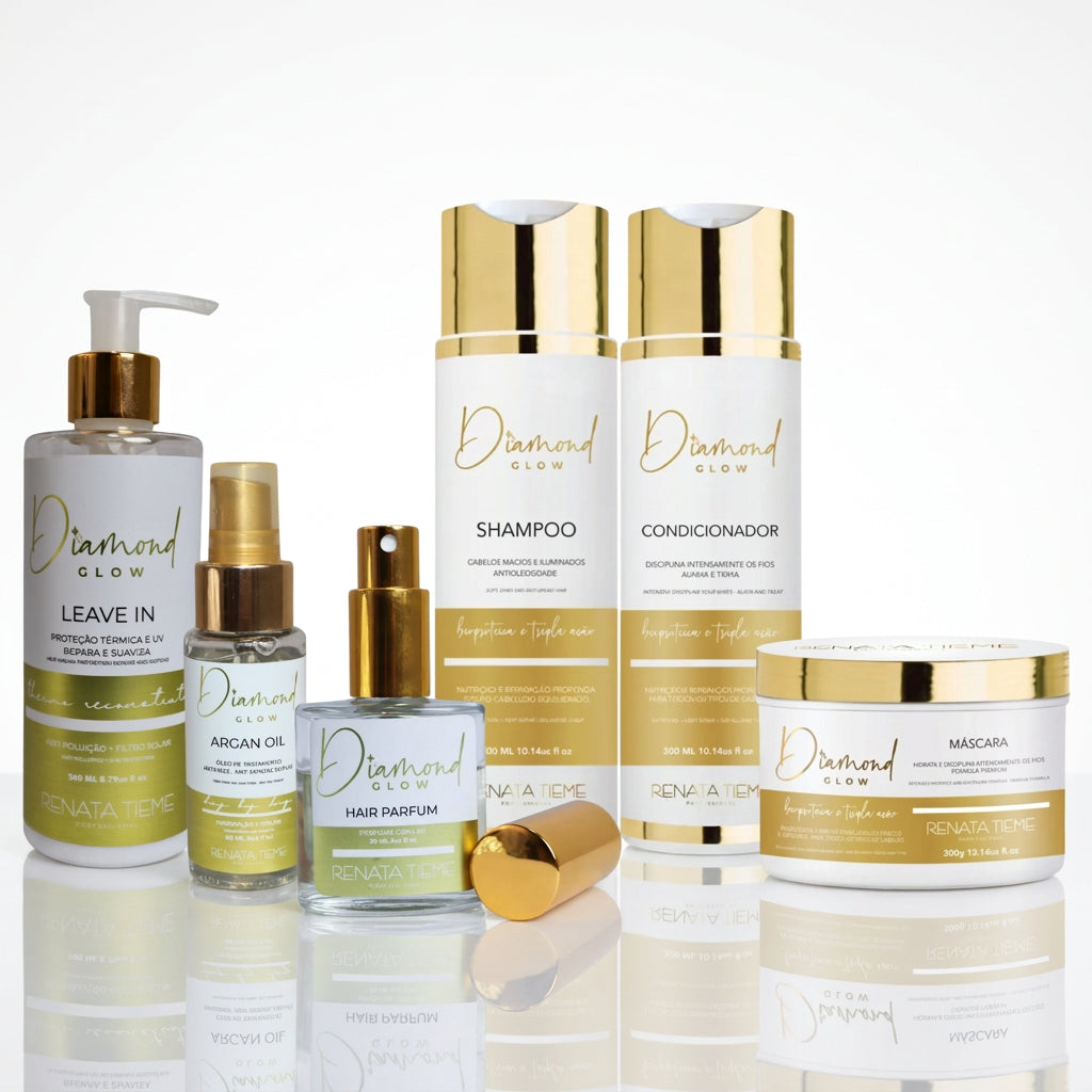 Kit Linha Completa Diamond Glow – Renata Tieme Professional + brinde